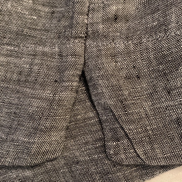 Tahari 100% Linen Back Buttons Lagenlook Top - Picture 7 of 13